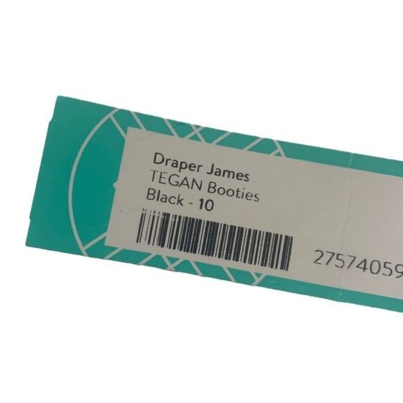 Draper James Leather Tegan Dress Boot Black with Buckle Size 10 NWT - Picture 14 of 15